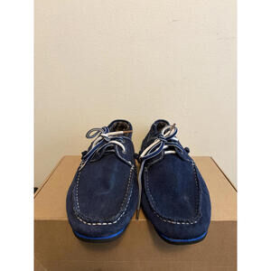 Steve Madden Men's Blue Sueded Boat Shoes (Size 10.5)